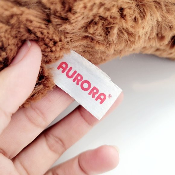 Aurora Get Well Bear Brown Teddy Bear Stuffed Animal W/ Ice Pack Bandaid NEW 12" - Picture 6 of 10